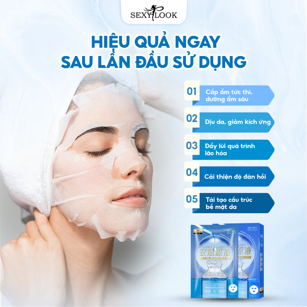 Mặt Nạ Tinh Dầu Dưỡng Ẩm SEXYLOOK PURE ESSENCE MOISTURIZING MASK