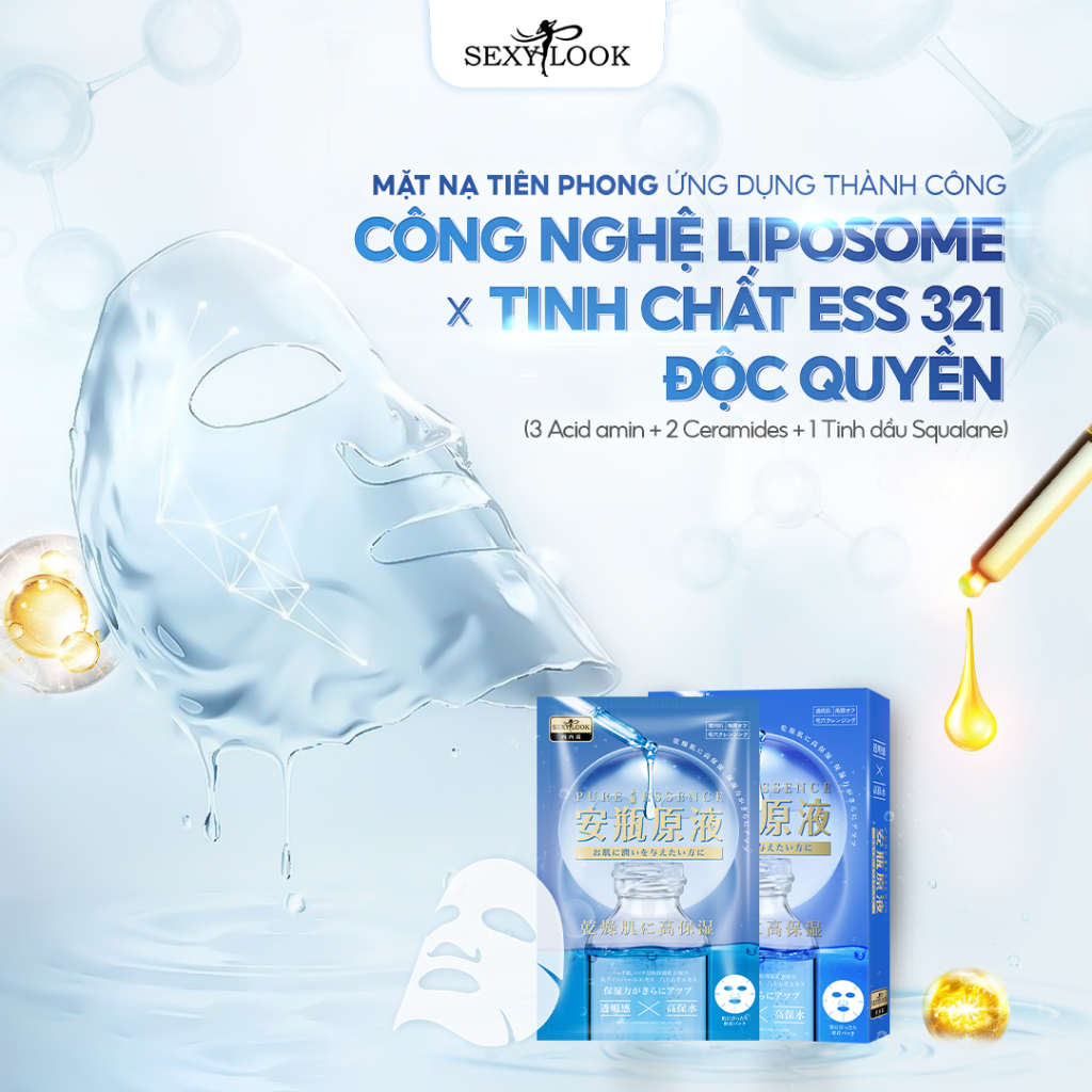 Mặt Nạ Tinh Dầu Dưỡng Ẩm SEXYLOOK PURE ESSENCE MOISTURIZING MASK