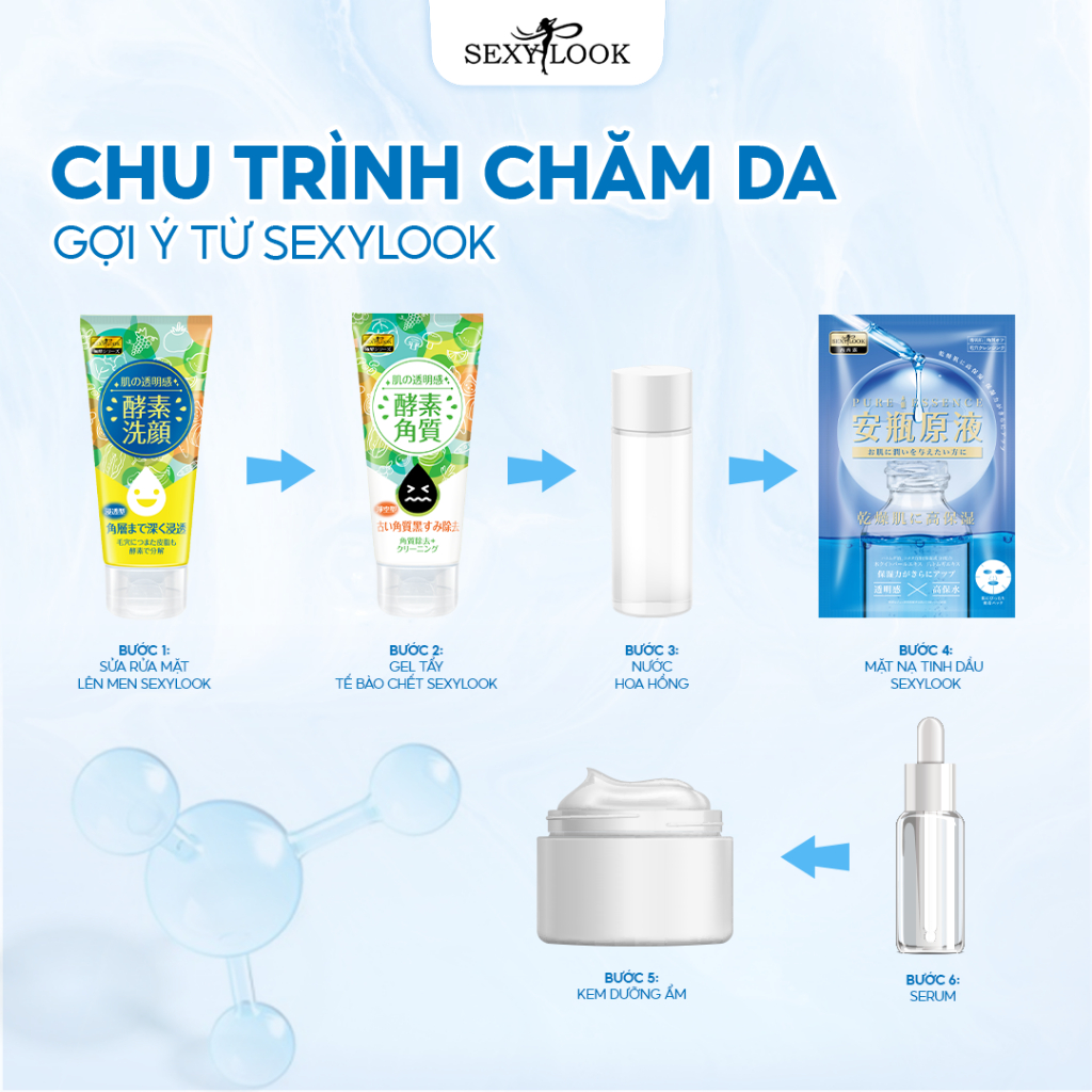 Mặt Nạ Tinh Dầu Dưỡng Ẩm SEXYLOOK PURE ESSENCE MOISTURIZING MASK