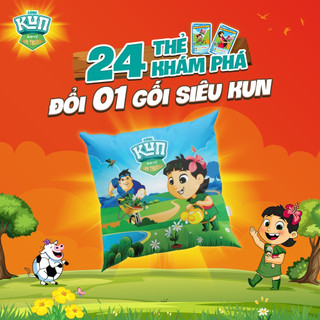 Gối kun đa năng quà tặng mới sữa kun có chỗ giữ ấm tay gòn mềm mịn to đẹp