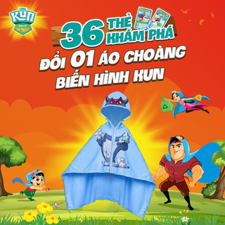 Áo choàng kun biến hình siêu kun được chọn màu