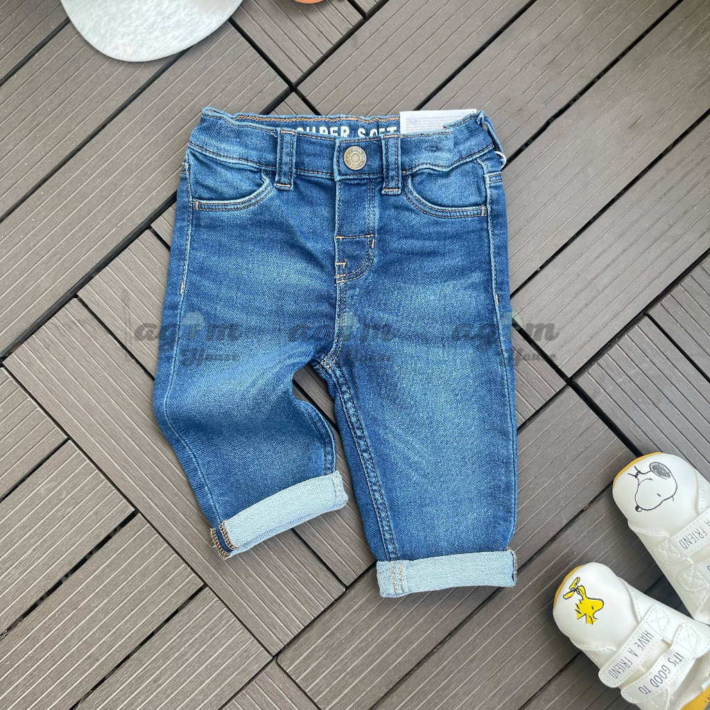 Quần bò jean dài mềm Super Soft cho bé trai HM từ 7-18kg - Lagim House
