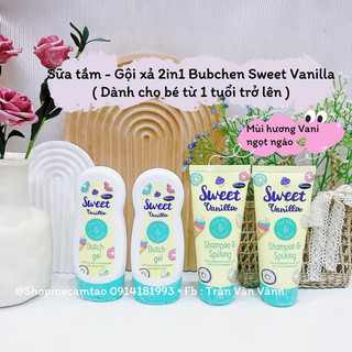 Sữa tắm - Gội xả 2in1 bé gái Bubchen Sweet Vanilla Đức