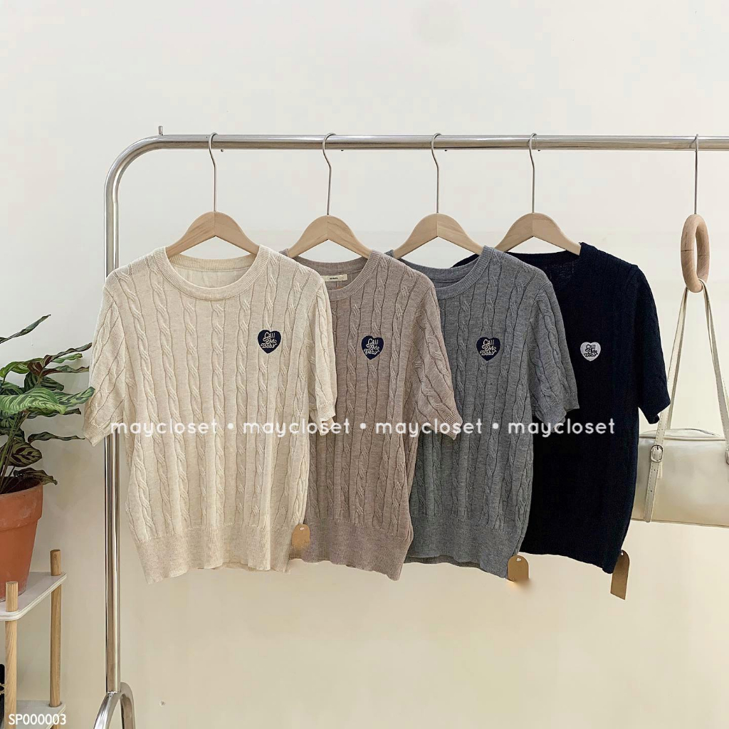 Áo len thừng trái tim Call me baby