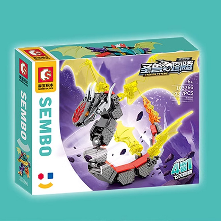 Mô Hình Lego Robot Quái Vật Rừng Xanh