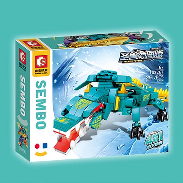 Mô Hình Lego Robot Quái Vật Rừng Xanh