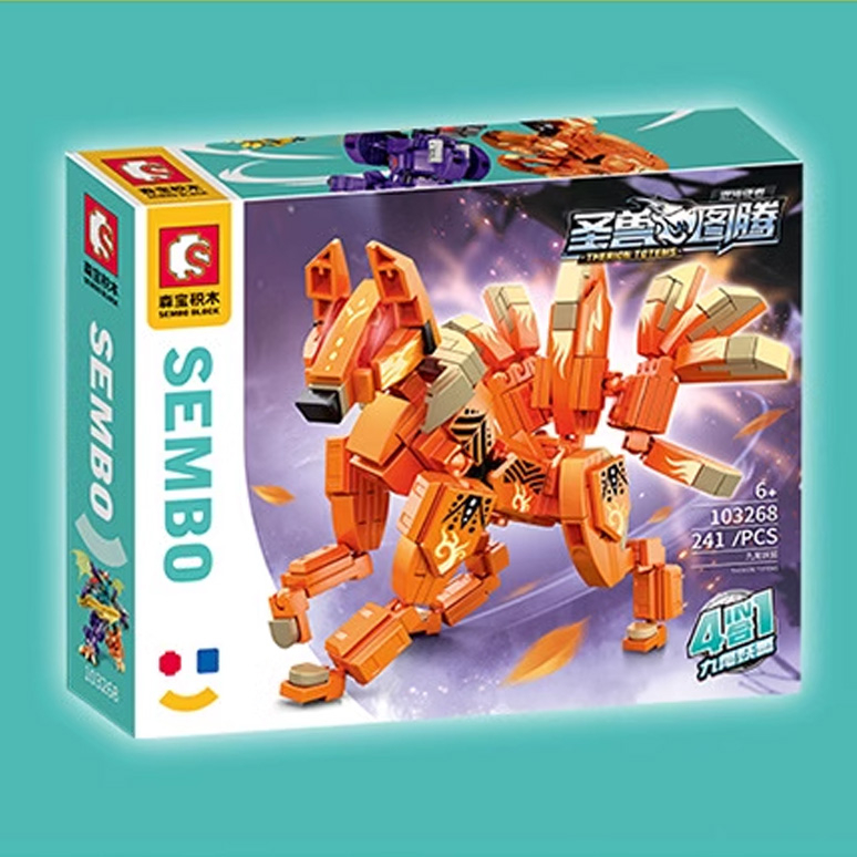 Mô Hình Lego Robot Quái Vật Rừng Xanh