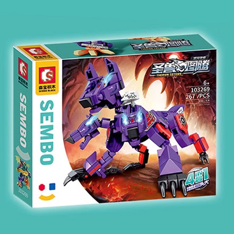 Mô Hình Lego Robot Quái Vật Rừng Xanh