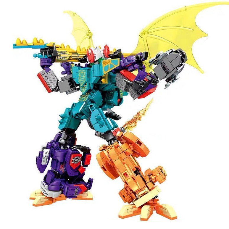 Mô Hình Lego Robot Quái Vật Rừng Xanh