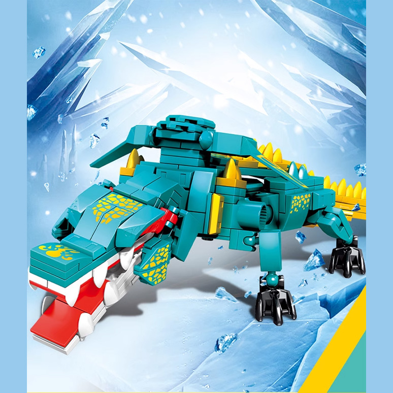 Mô Hình Lego Robot Quái Vật Rừng Xanh