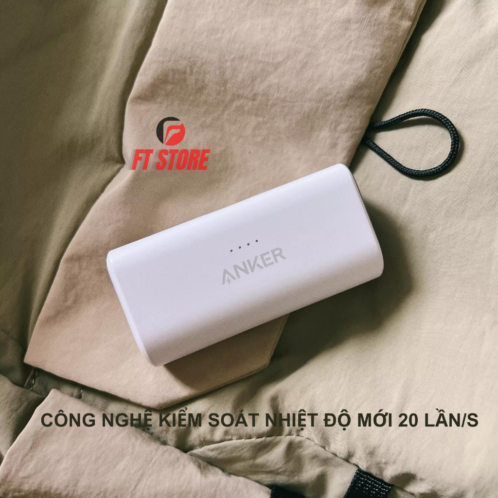 Pin sạc dự phòng Anker kèm đầu sạc A1645 A1653 5000mAh sạc nhanh 22,5W 20W 12W  BH12TH