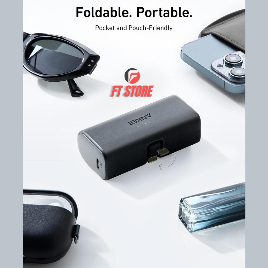 Pin sạc dự phòng Anker kèm đầu sạc A1645 A1653 5000mAh sạc nhanh 22,5W 20W 12W  BH12TH