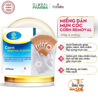Miếng Dán Mụn Cóc Mụn Cơm Corn plaster KangDi Fobe - hộp 6 miếng