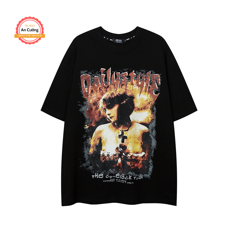 Áo thun nam, áo phông nam tay ngắn cổ tròn chất cotton dày dặn thoáng mát ATN021 - Áo thun An Cường ATN021