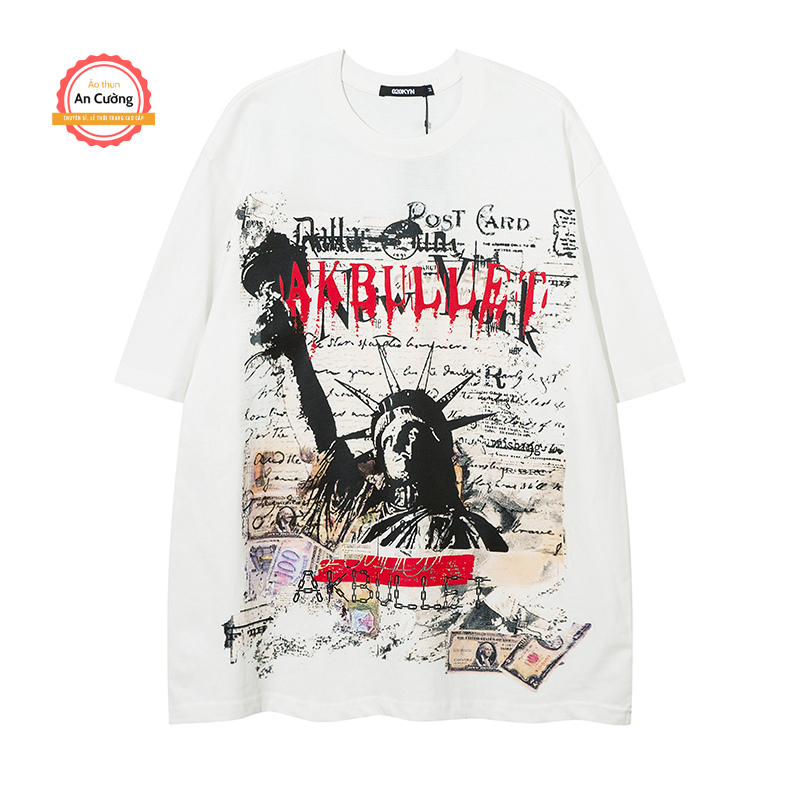 Áo thun nam, áo phông nam tay ngắn cổ tròn chất cotton dày dặn thoáng mát ATN020 - Áo thun An Cường