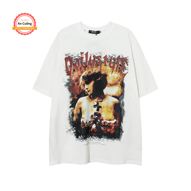 Áo thun nam, áo phông nam tay ngắn cổ tròn chất cotton dày dặn thoáng mát ATN021 - Áo thun An Cường ATN021