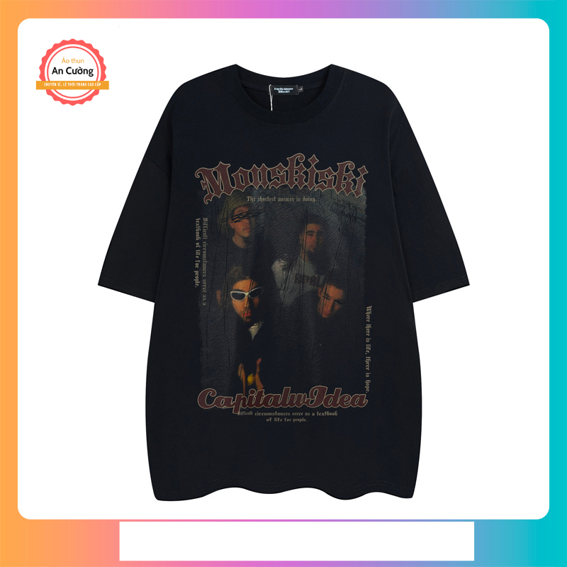 Áo thun nam, áo phông nam tay ngắn cổ tròn chất cotton dày dặn thoáng mát ATN022 - Áo thun An Cường