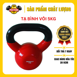Tạ bình vôi, tạ ấm, tạ quai xách, kettlebell Reefit 5kg (PHUCTHANHSPORT)