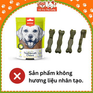 Snack cho Chó giúp làm sạch răng Wanpy 100g