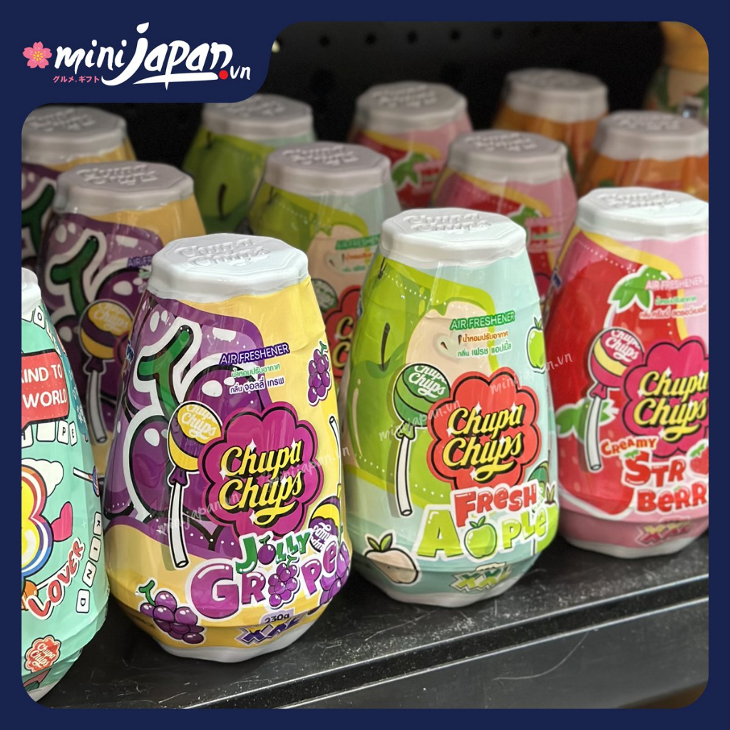 Sáp thơm phòng Chupa Chups Gel Air Freshener nhiều hương 230g - Hàng nội địa Thái Lan