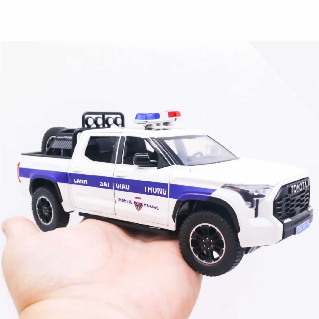 Mô hình xe ô tô độ CS Toyota Tundra 4x4 2022 full open tỉ lệ 1:24 Alloy model OT185