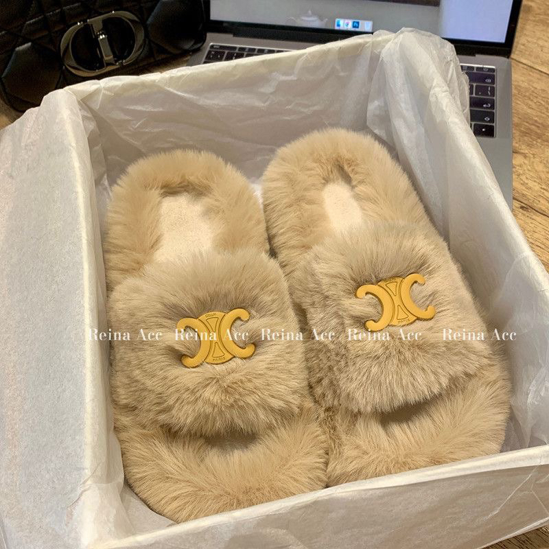 Dép Lông 3 Màu Chữ X