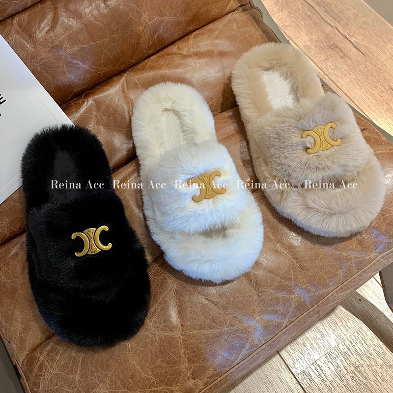 Dép Lông 3 Màu Chữ X