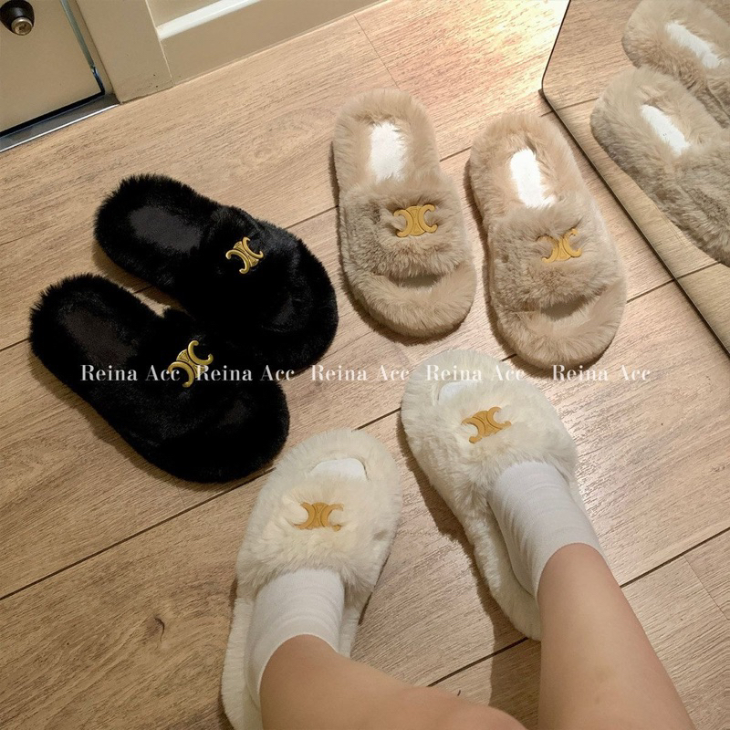 Dép Lông 3 Màu Chữ X