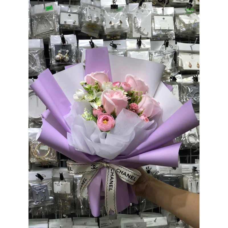 HOA SÁP , HOA LỤA BÓ CỰC XINH