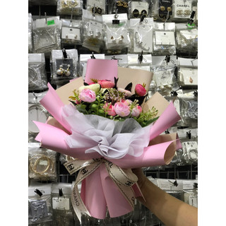 HOA SÁP , HOA LỤA BÓ CỰC XINH ( ảnh thật 100%)