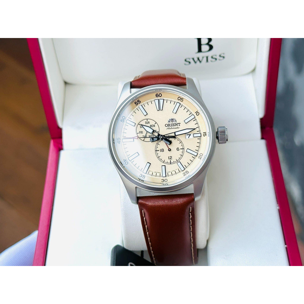 Đồng hồ nam dây da Orient Automatic RA AK0405Y10B