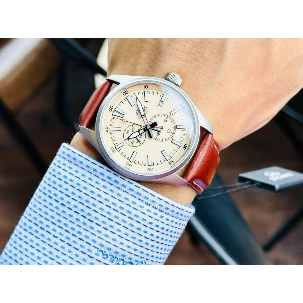 Đồng hồ nam dây da Orient Automatic RA AK0405Y10B