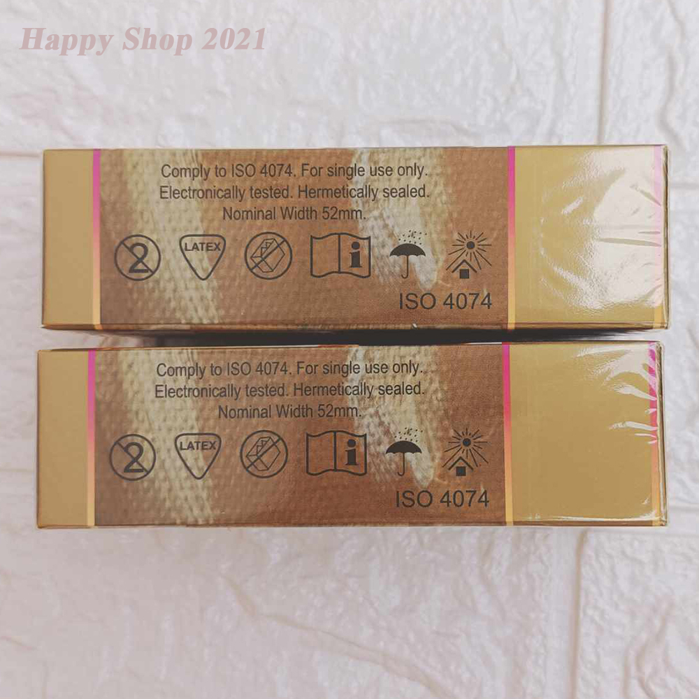 Bao cao su INNOVA Vàng hộp 12 cái kéo dài thời gian gân gai