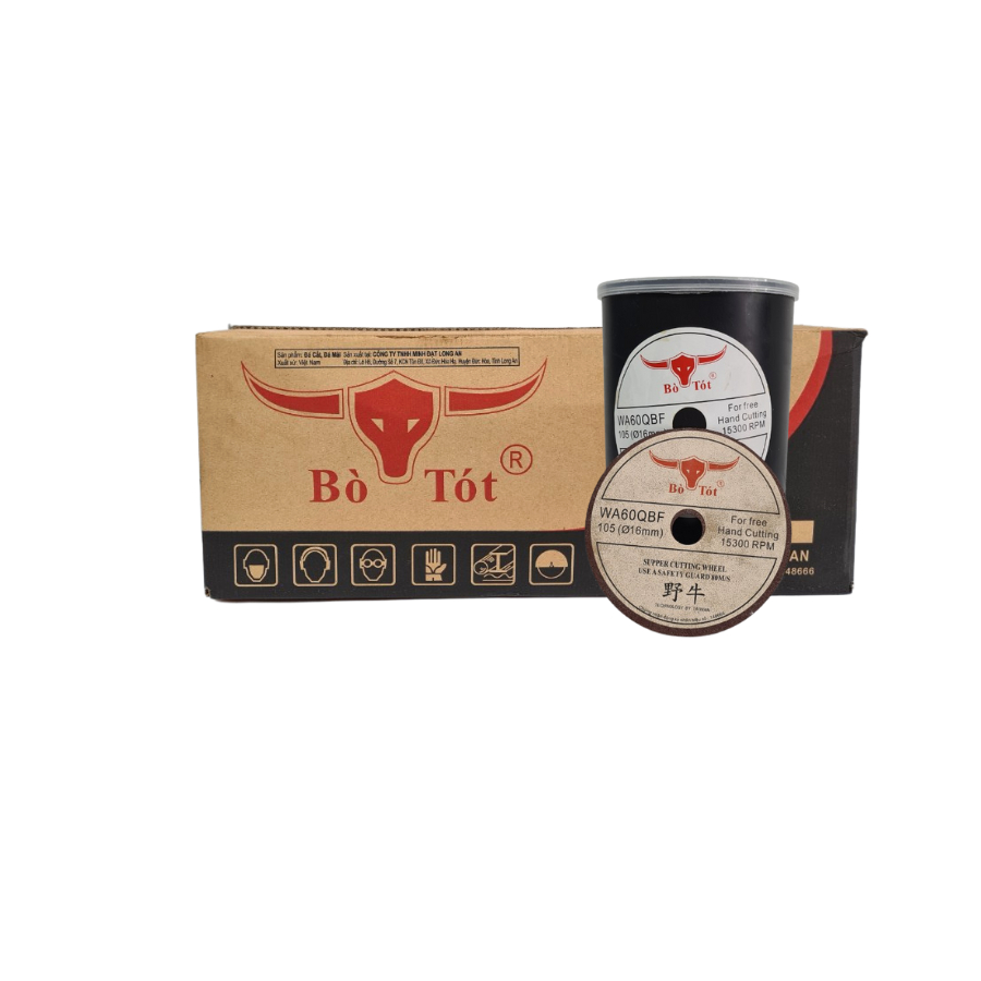 Đá Cắt Bò Tót 1 Tấc - Chuyên Cắt Sắt, Cắt Inox Bén, Lâu Mòn, Không Bụi