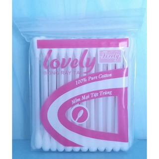 Lốc 12 bịch bông ráy tai Lovely