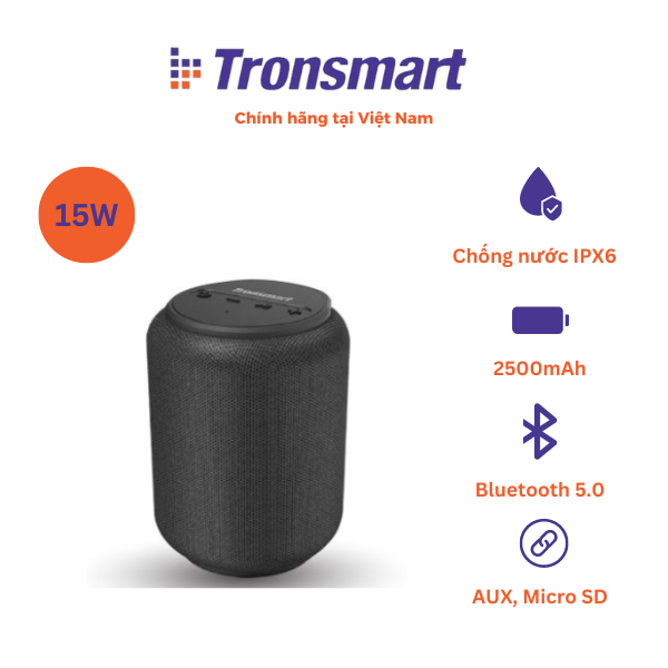 Loa Bluetooth Tronsmart Element T6 Mini 15W