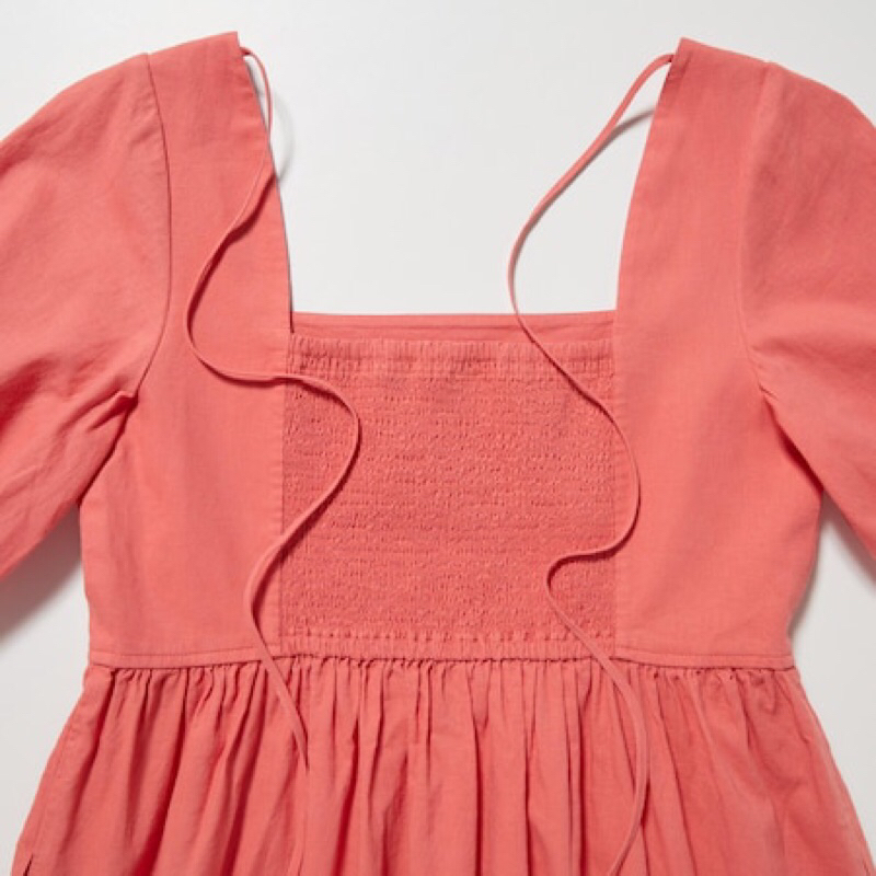 Đầm linen Uni. qlo mua tại store Nhật