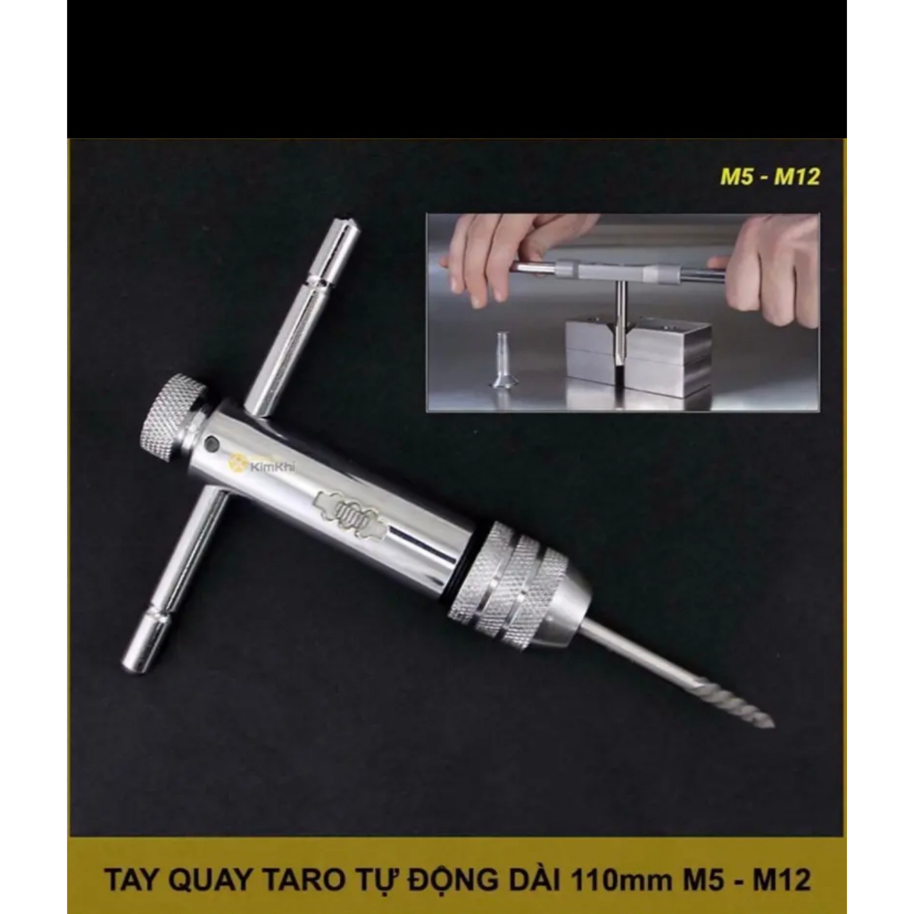 Tay quay taro tự động từ M5-M13 dài 100mm