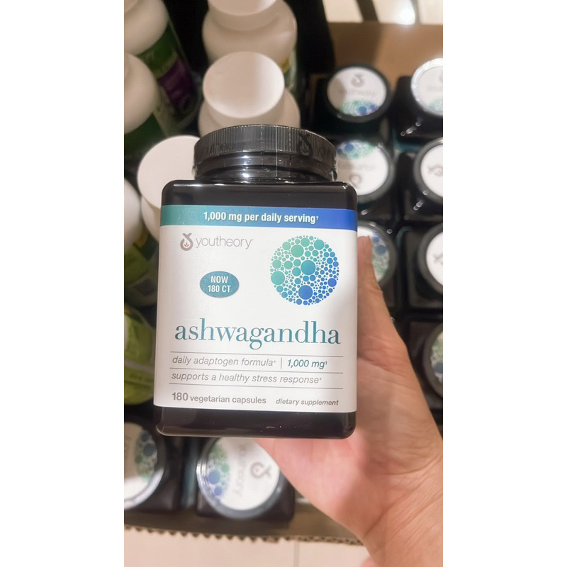 Viên uống nhân sâm Ấn Độ Youtheory Ashwagandha 1000mg