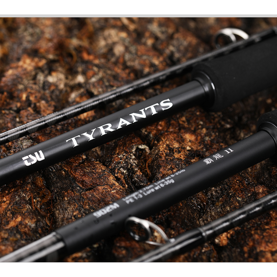 Cần câu máy đứng, máy ngang Tyrants II 2023 chuyên câu cá mú, thác, vượt, chẻm, lóc