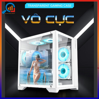 Vỏ case pc bể cá infinity vô cực chính hãng  - Thương hiệu nổi tiếng Gamemax - Bảo hành 3 năm