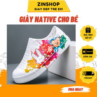 Giày Nhựa Native Trẻ Em G177 Sắc Màu 2 [ TỔNG KHO SỈ ] Chống Nước, Siêu Mềm, Thoáng Khí Cho Bé