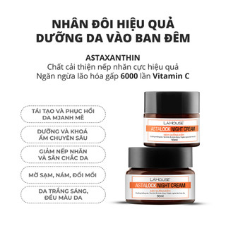 Kem dưỡng đêm,dưỡng ẩm,dưỡng trắng da LÁ HOUSE Astalock Night Cream 10ml/30ml