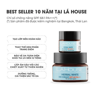 Kem dưỡng ngày trắng da,làm sáng da,ngăn ngừa lão hóa da Lá House Herbal White DD Cream SPF 60PA+++ 10ml/30ml