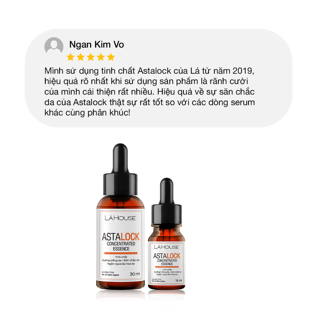 Tinh chất dưỡng trắng da Lá House Astalock Concentrated Essence 15ml/30ml