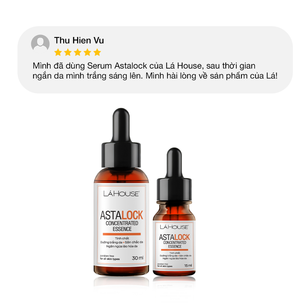 Tinh chất dưỡng trắng da Lá House Astalock Concentrated Essence 15ml/30ml