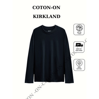 Áo Thun dài tay 100% cotton co dãn 4 chiều kirkland