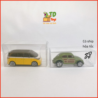Hộp nhựa PVC, trong suốt bảo vệ xe mô hình 1:64 ( Hotwheels, Tomica...) - Hình minh hoạ, không bao gồm xe