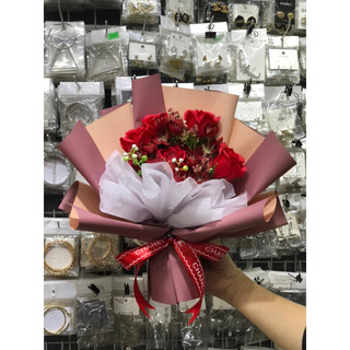 Hoa sáp , hoa lụa bó cực xinh