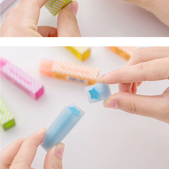 Gôm / Tẩy bút chì hình sao trái tim dễ thương, dụng cụ học tập E1430